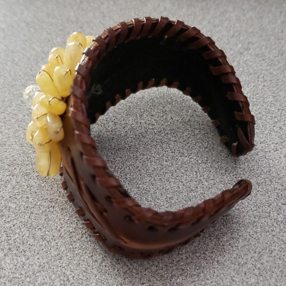 Handmade Leather Cuff - Picture 3 of 5